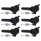 Set of 6 Ignition Coil Spark Plugs for Dodge Magnum Intrepid (2005–2007) UF269