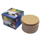 Set of 100 6" 180 Grit Hook Loop Sanding Discs