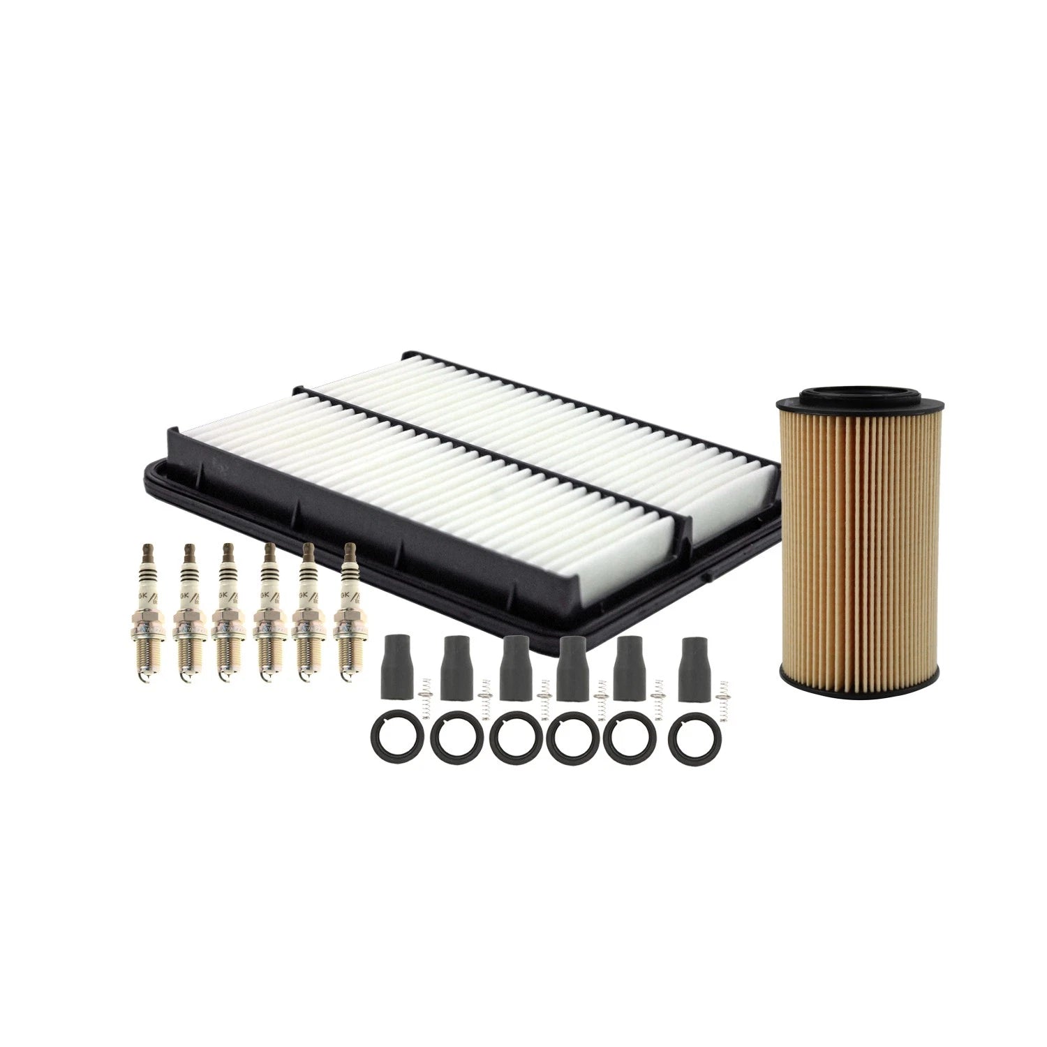 Tune Up Kit with NGK 6 Spark Plugs & Coil Boots for Kia Sorento (2003–2009)
