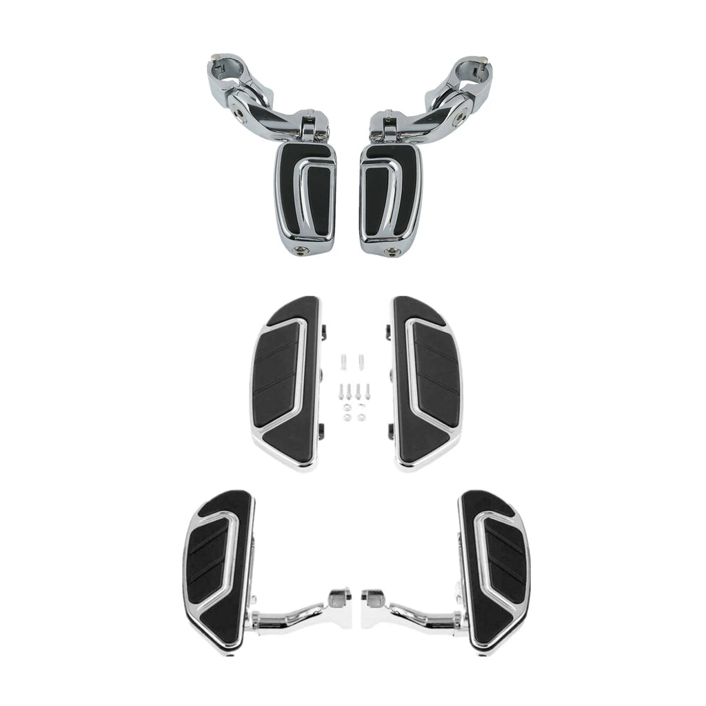 Driver Passenger Floorboard & Highway Footpegs for Harley Electra Glide (1993–2024)