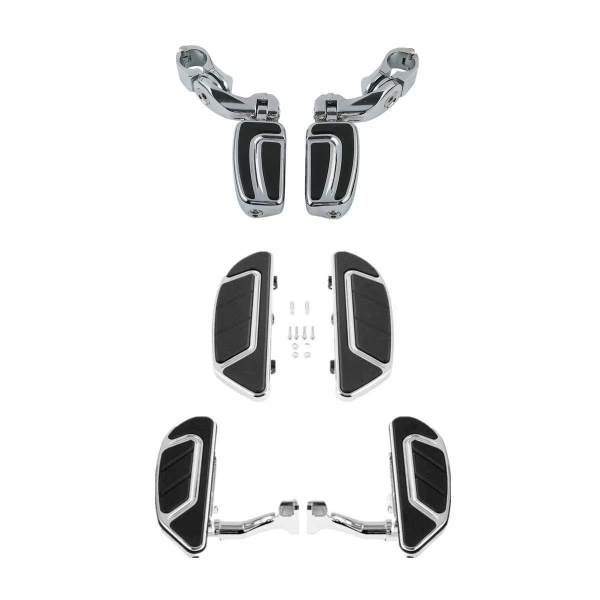 Driver Passenger Floorboard & Highway Footpegs for Harley Electra Glide (1993–2024)