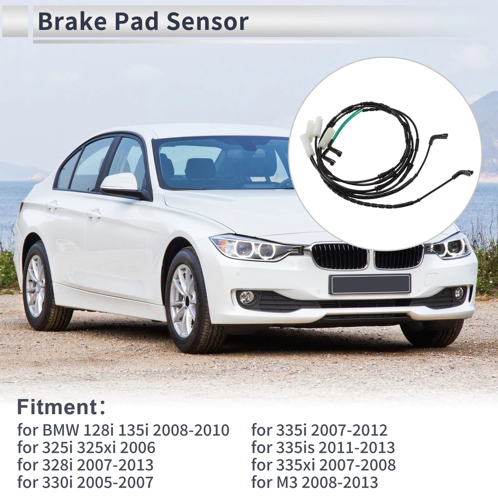 Brake Pad Wear Sensor No. 34356789440 for BMW 128i 135i (2008–2010)