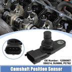 12590907 Camshaft Crankshaft Position Sensor for Buick Enclave, Cadillac