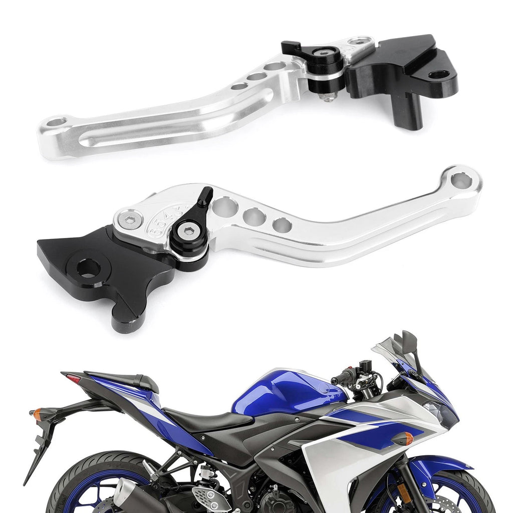 Brake Clutch Levers for Yamaha YZF-R15 (2008–2014) Silver