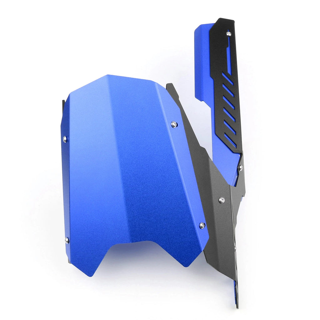 Rear Tire Hugger Fender and Chain Cover for Yamaha R3/MT03/R25 (2015–2023) Blue #3