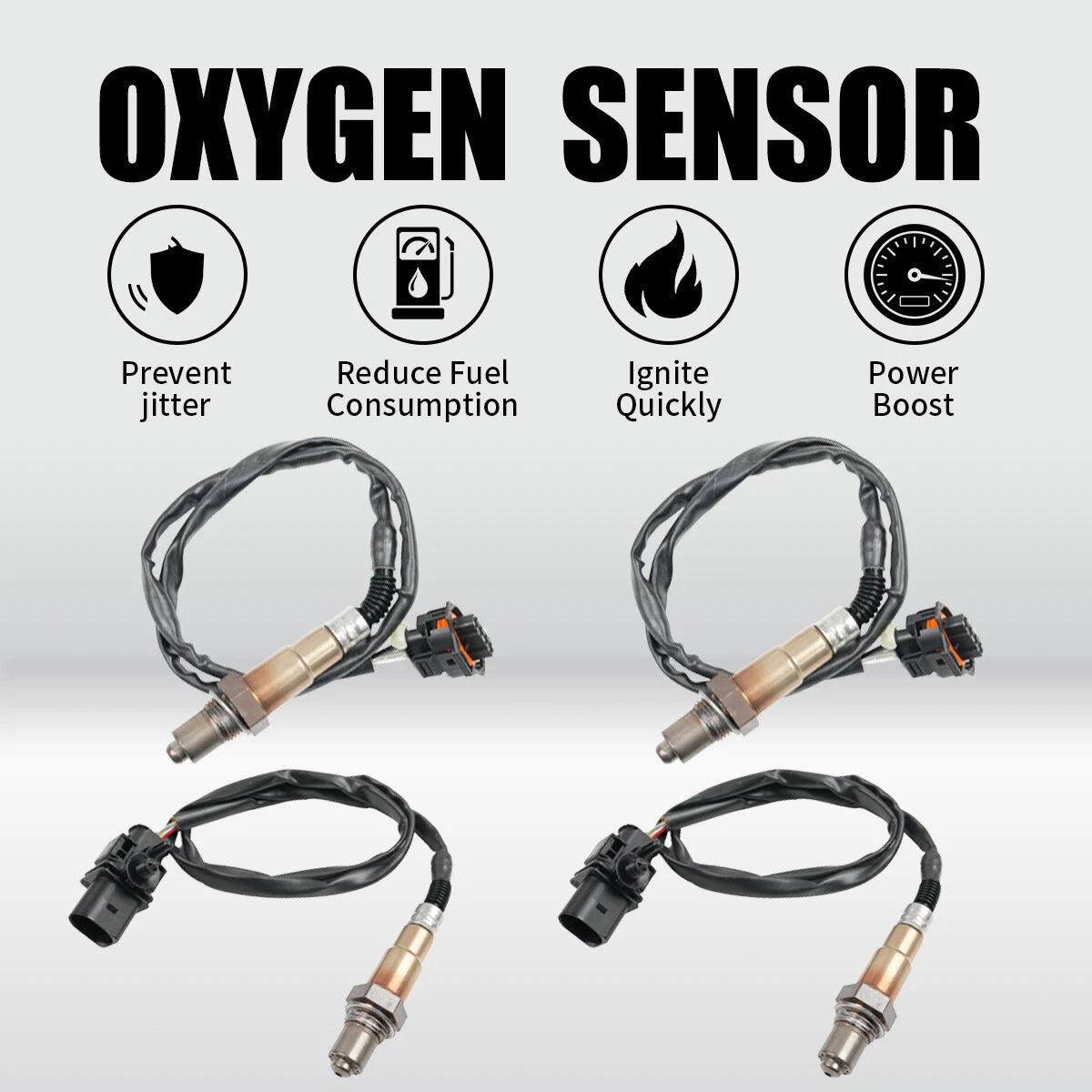 4X Oxygen O2 Sensor for Porsche Boxster (2005–2008), Cayman (2006–2008), 911 (2007–2008)