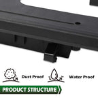 Front Bumper License Plate Mounting Bracket for Ford F250 F350 Super Duty