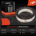 2X Engine Air Filter for Jeep Cherokee (1974-1983)