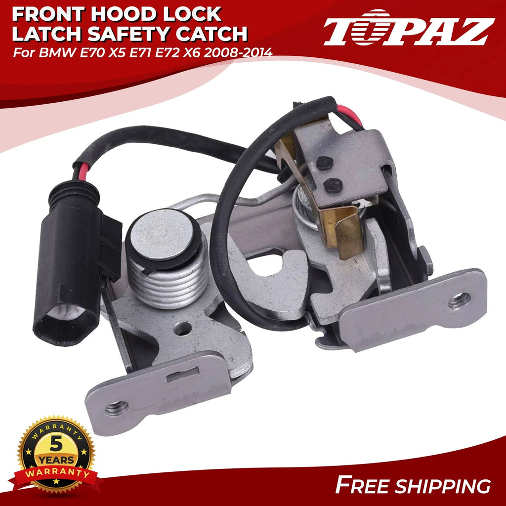 Front Hood Lock Latch for BMW X5 E70, X6 E71, E72 (2008–2014)