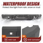 Rear Step Bumper with LED Light for Ford F-150 (1997–2003)