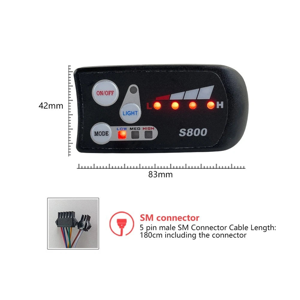 E-Bike Display Meter Control Panel for Electric Bicycle (S800)