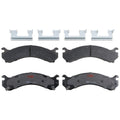 Set of 4 Disc Brake Pads for Chevrolet Silverado 3500 (2001–2006)