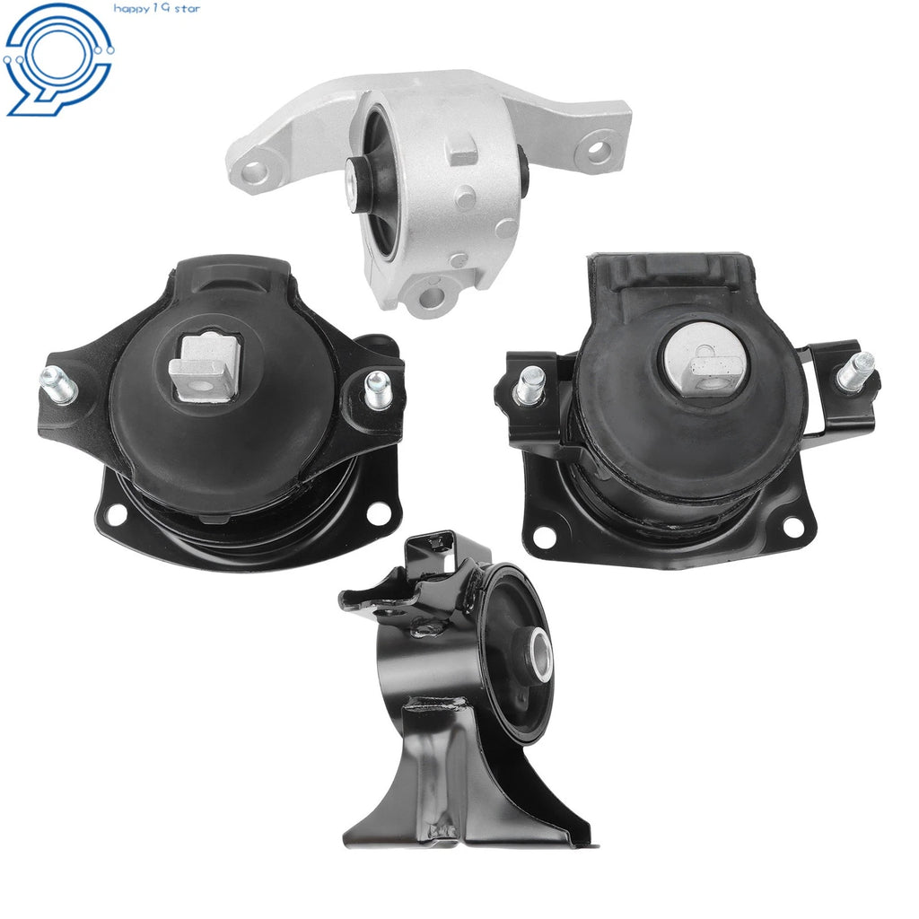 Set of 4 Engine and Transmission Mounts for Acura MDX (2007–2009)