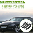 Door Panel Handle Pull Trim Cover for BMW 3 Series F30 F31 (2013–2018) No. 51417279312