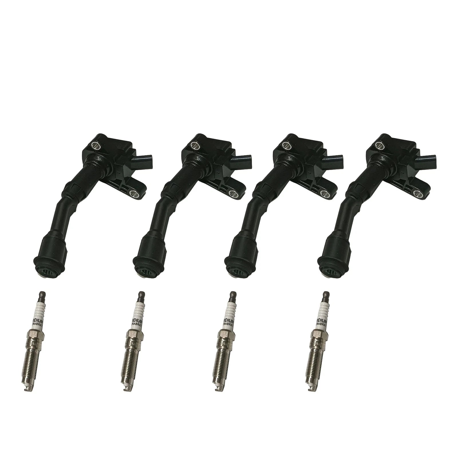 Set of 4 Ignition Coils & Spark Plugs for Ford Escape (2017-2019)