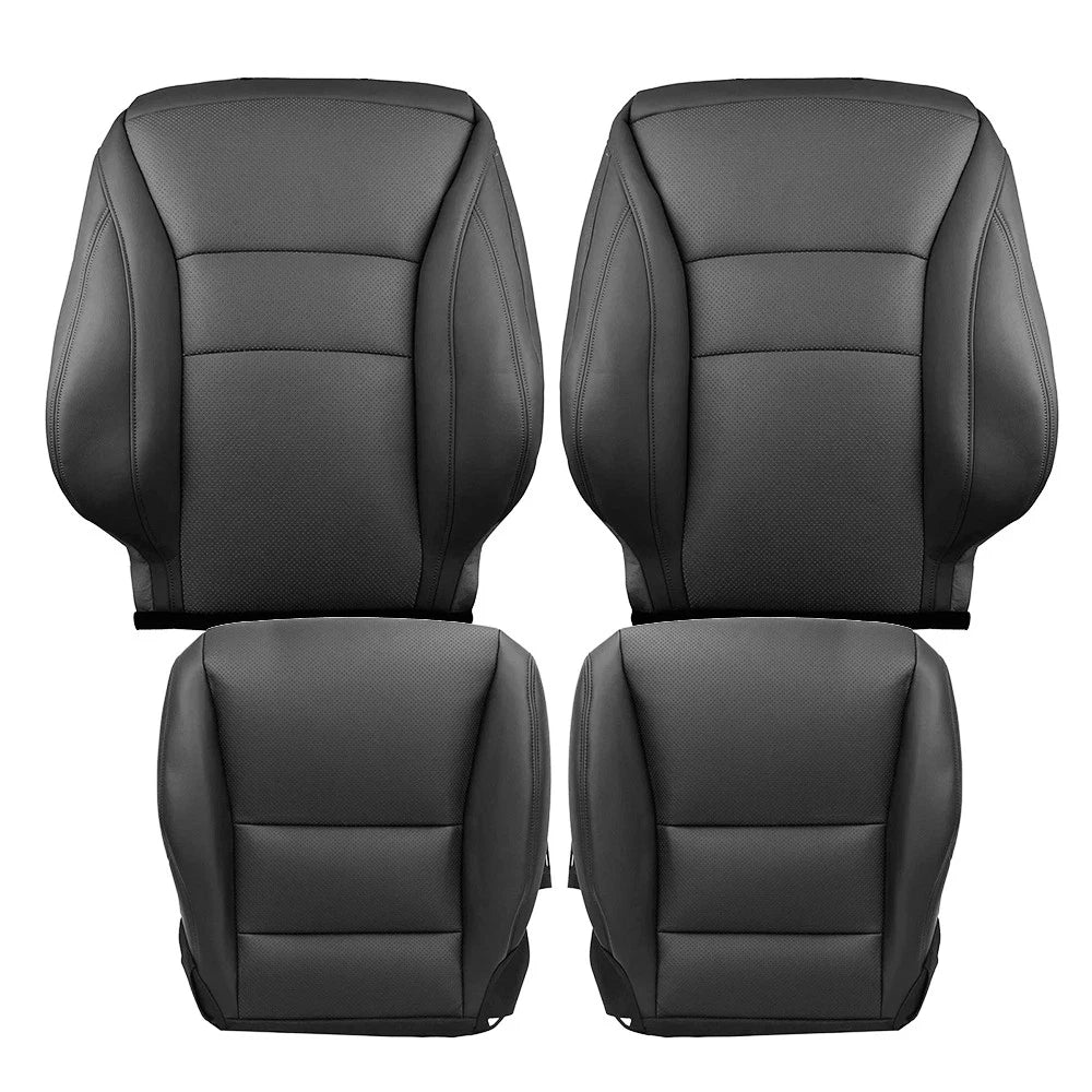 Leather Seat Cover Set for Honda Accord (2013–2017) Black
