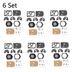Set of 6 Carburetor Rebuild Kits K10-WB for Homelite 650 750 (N/A)