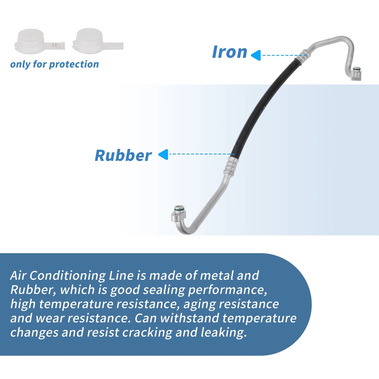 A/C Refrigerant Liquid Hose for Toyota Yaris (2006–2013) No. 887120D270