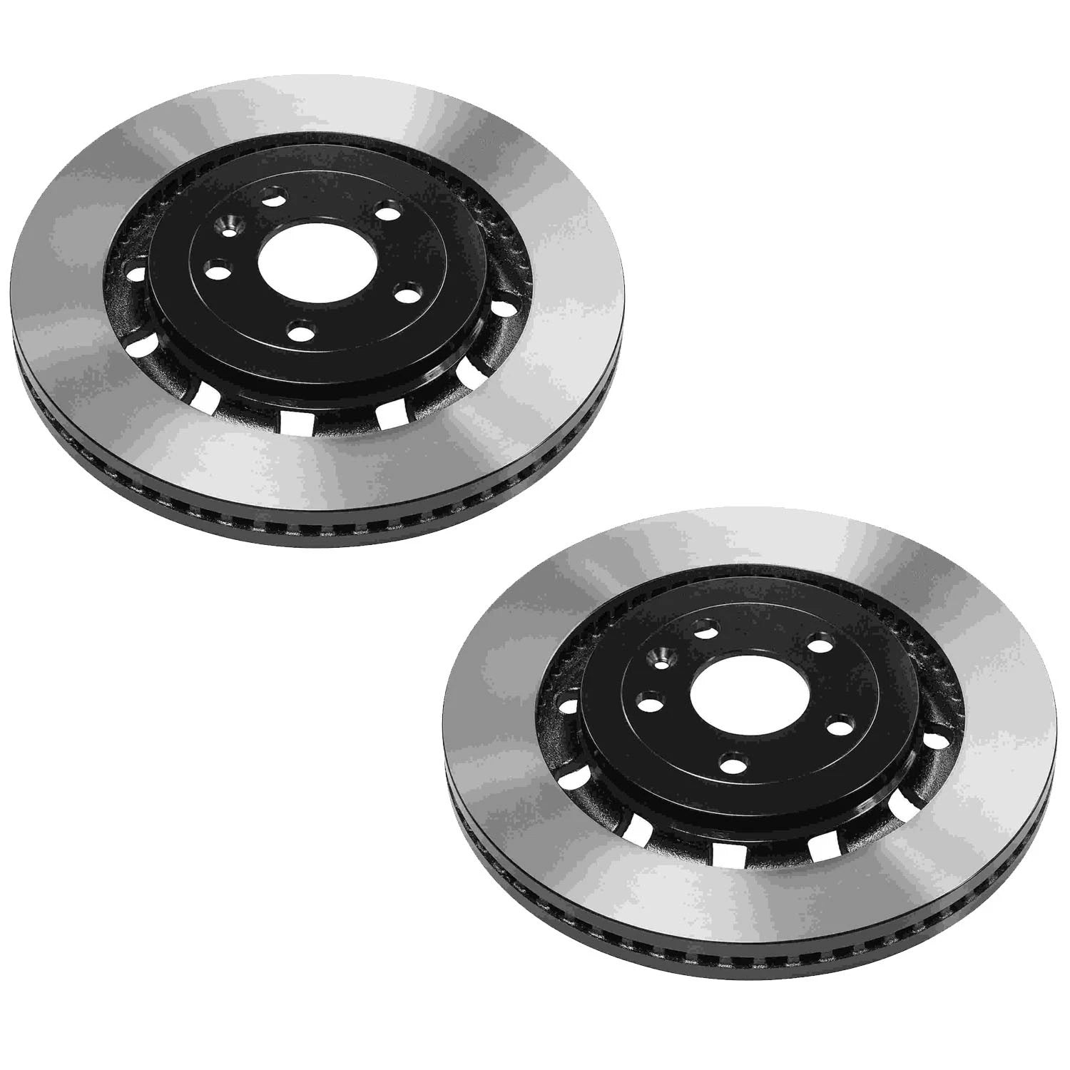 2X Front E-Coated Disc Brake Rotors Set 359mm for Audi A8 S8 VW Phaeton (2003–2010)