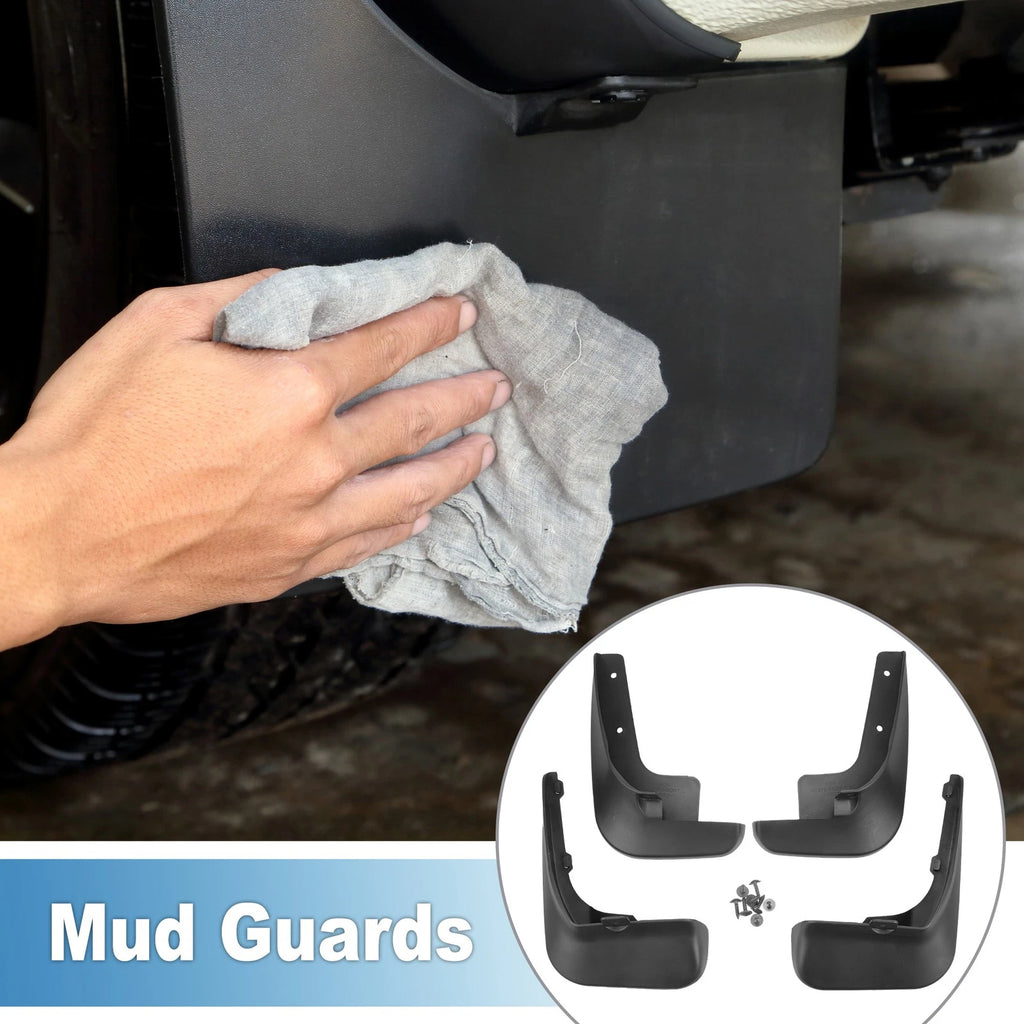 Set of 2 Front & Rear Mud Flap Splash Guards for Nissan NV200 (2010–2022)