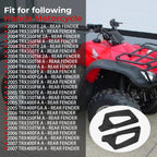 Left Hand Rear Splash Mud Guard for Honda Rancher 350 400 (2000–2006) 80251-HN7-000ZA