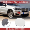 Front Bumper Tow Hook Cover for BMW X5 F15 (2014–2018) No. 51117378591 White
