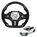 Real Carbon Fiber Steering Wheel for BMW 1 F40 2 F44 3 4 Z M2 M3 M4 (2019–2024)