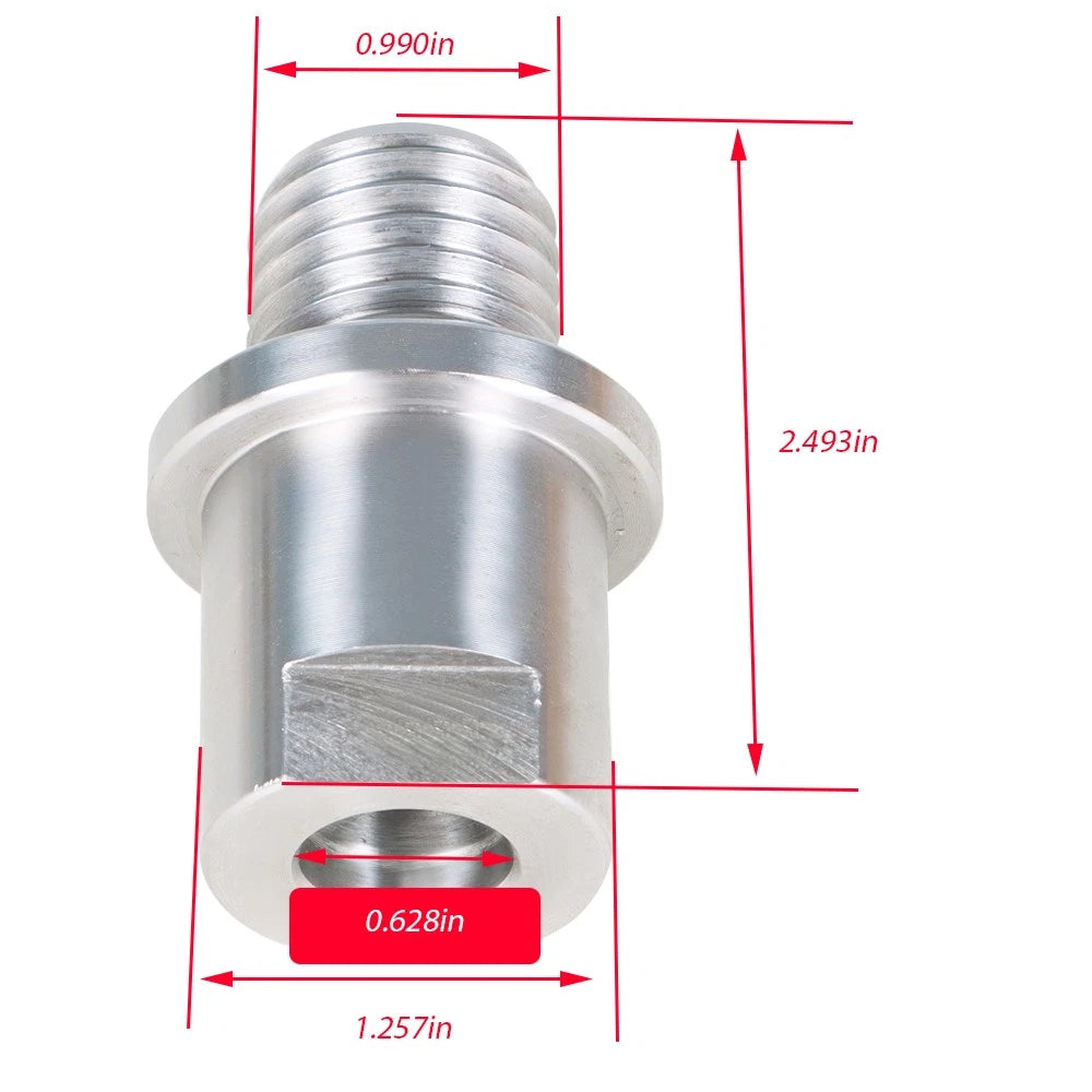 Spindle Adapter for Shopsmith 5/8" to 1" x 8tpi (Fits Various Models)
