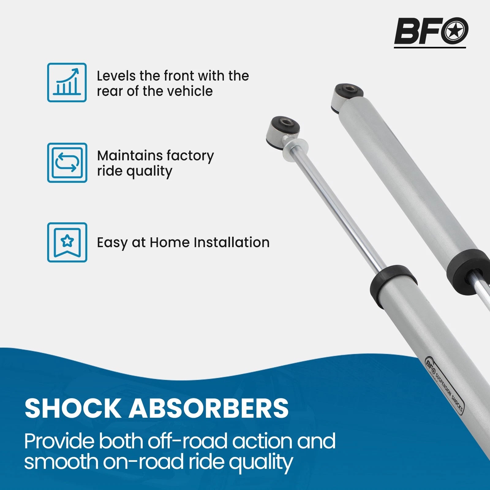 2.5" Suspension Lift Kit for Ford F-150 2WD 4WD (2004–2008)