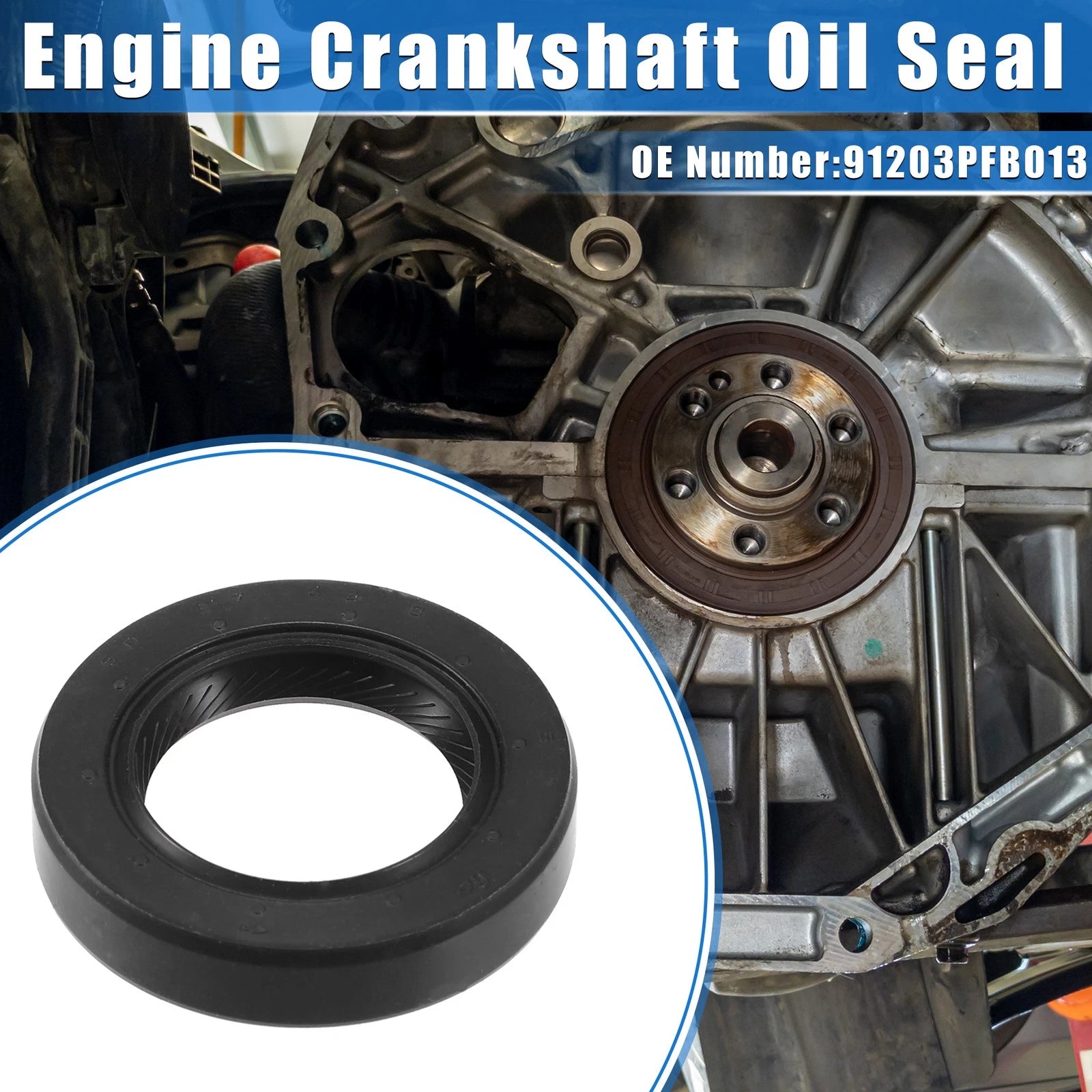 Engine Crankshaft Oil Seal for Honda CR-V (1997–2001) 91203PFB013