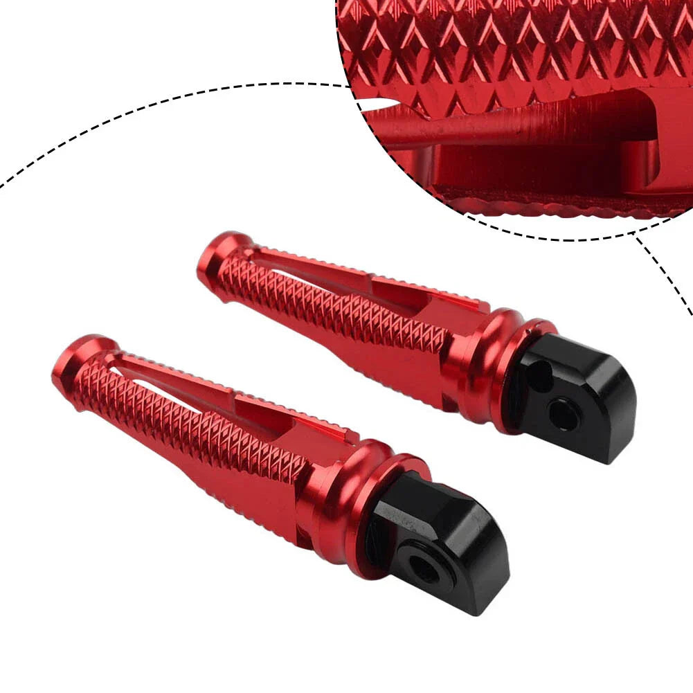 Red Foot Pegs Rear Passenger Footrests for Yamaha YZF R1 R6