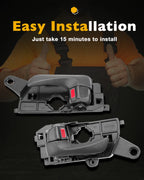Front Left Interior Door Handle for Hyundai Sonata (2008-2010)