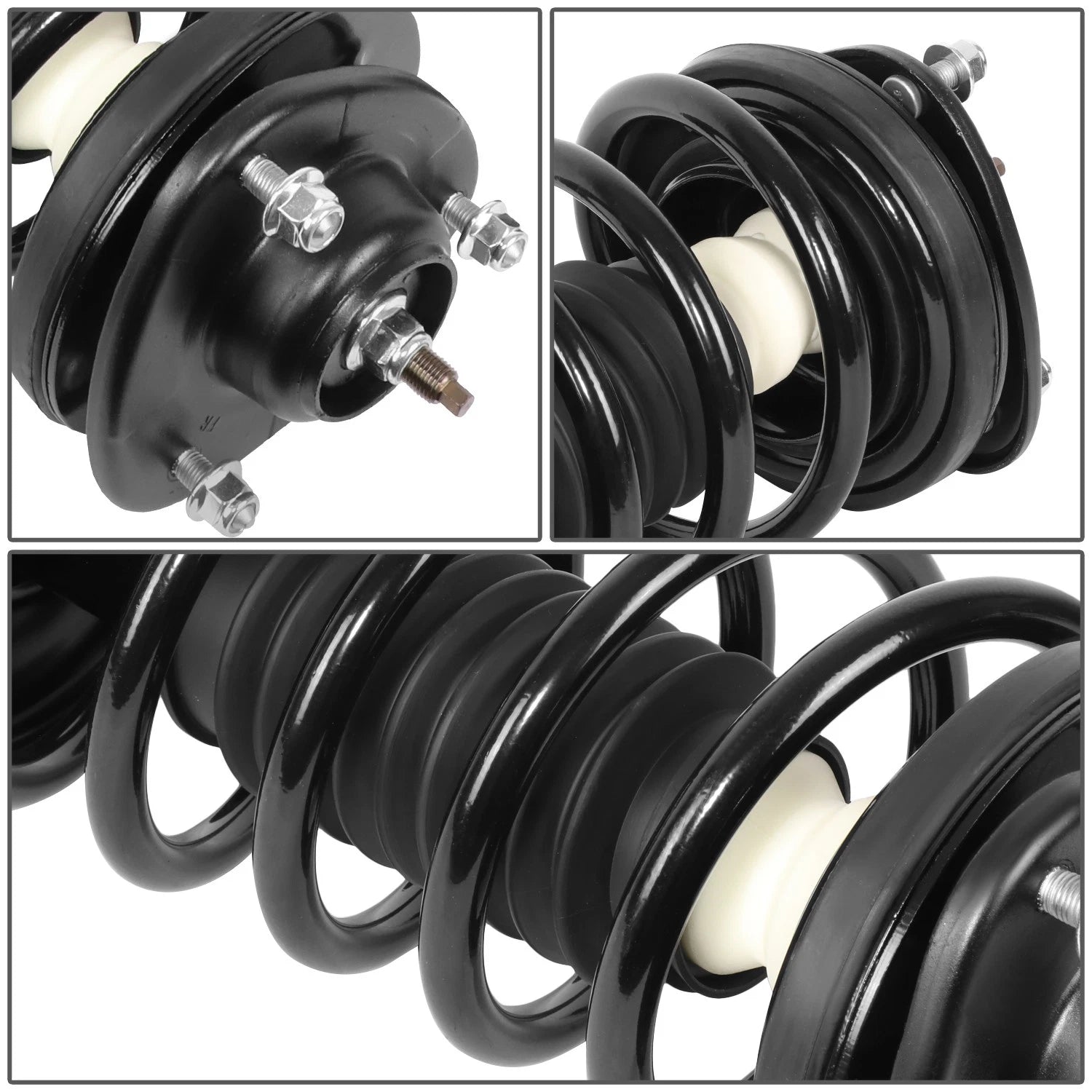 Front Struts with Coil Spring for Honda Odyssey (2008–2010) - Black Powder-Coated