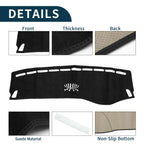 Dashboard Cover Mat for Mercedes Benz GLC 2016-2022 Sun Protector Black
