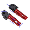 Front Footrests Foot Pegs for Kawasaki ZX-4R ZX-4RR Ninja 400 (2024–2025, 2018–2024)