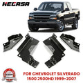 Set of 4 Bumper Brackets for Chevrolet Silverado 1500 2500HD (1999–2007)