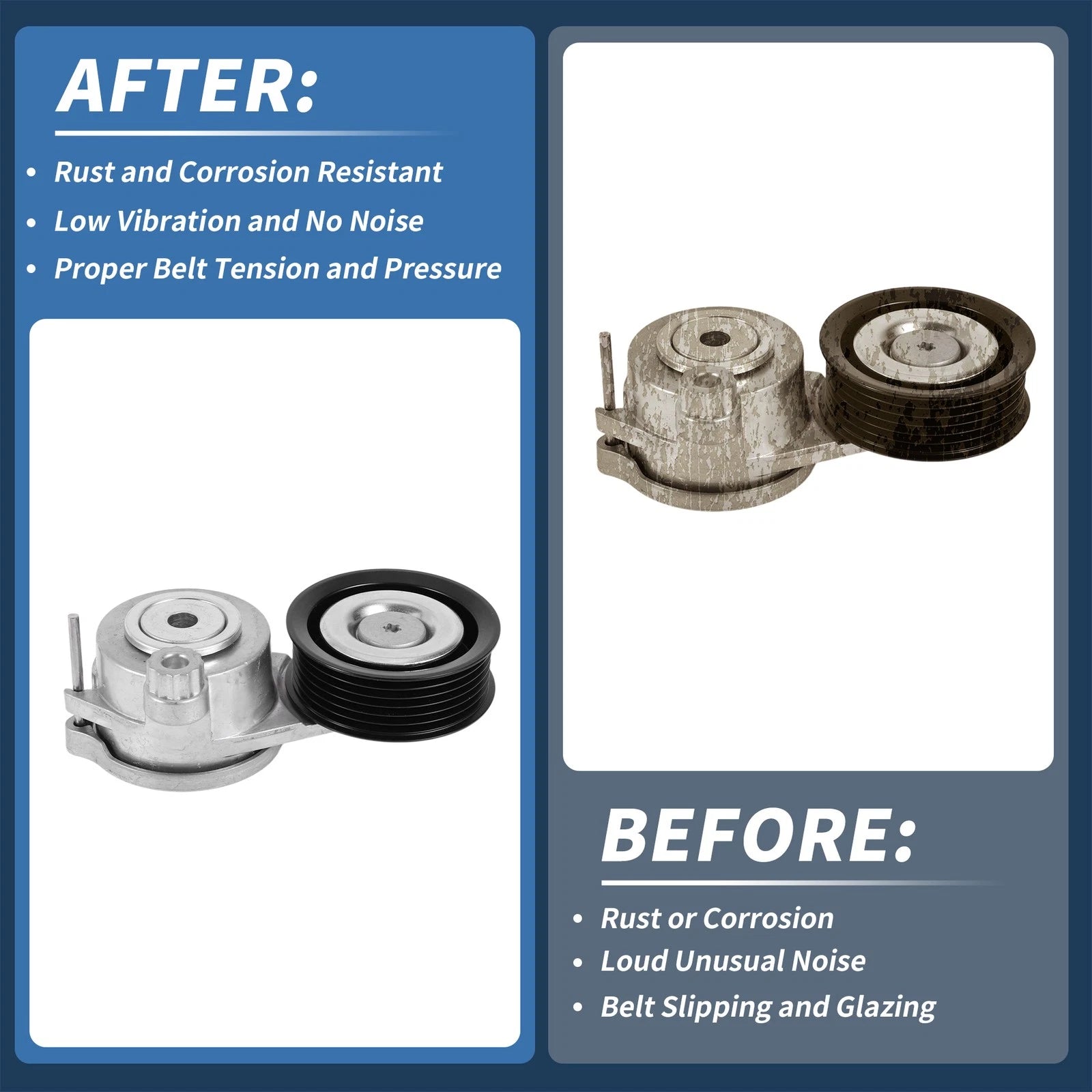 Belt Tensioner for Hyundai I40 (2011–2019) No. 252812J001 Metal