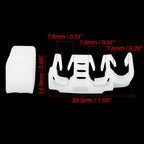 20pcs 39.3x16.8mm Plastic 3 Way Hose Clip for Volkswagen 