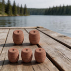 5pcs PVC Foam Perforated Float for Marine Applications (67x64mm, 10mm Hole)