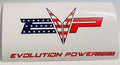 Set of 2 Stickers Decals for Evolution Powersports (7 Inch)