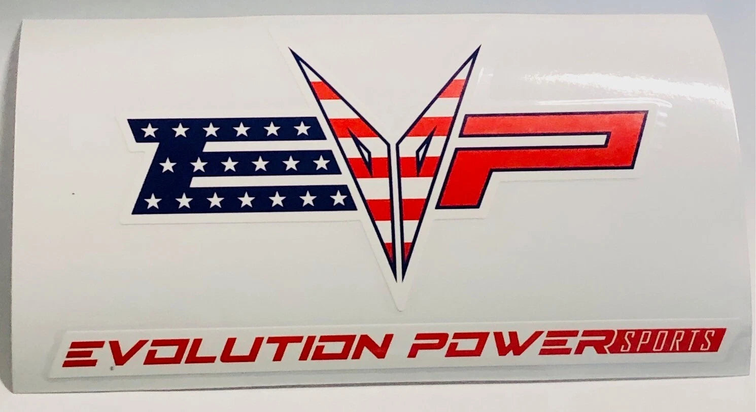 Set of 2 Stickers Decals for Evolution Powersports (7 Inch)