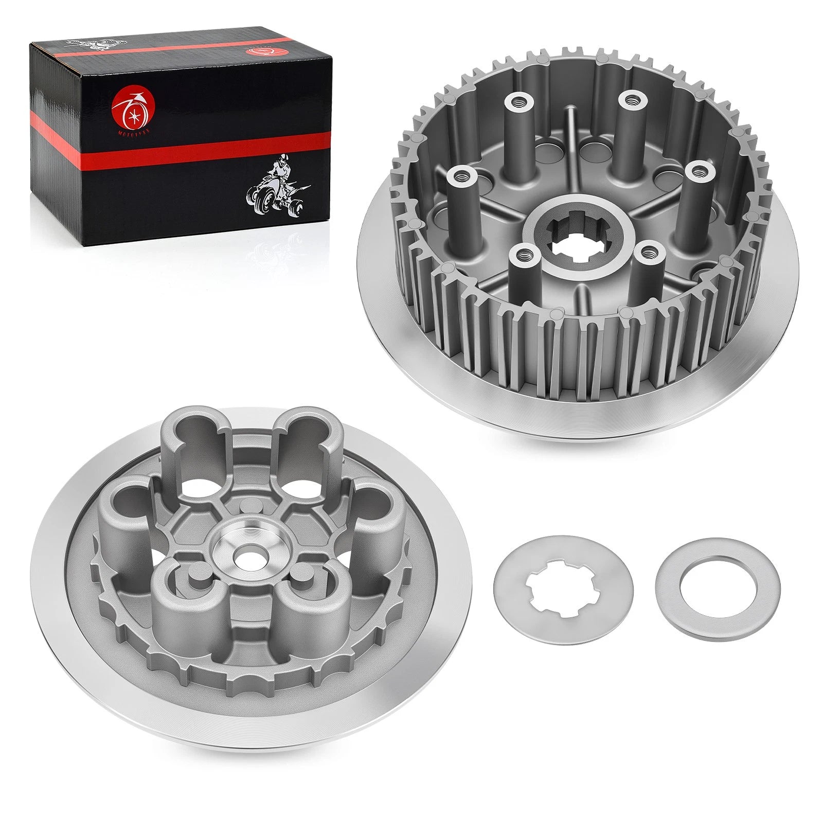 Clutch Center Inner Hub & Outer Pressure Plate Washer for Suzuki RM250 (1996-2006)