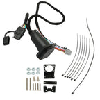 Set of 4 Way Flat & RV 7 Way Trailer Wiring Harness for Nissan Frontier (2005–2022)