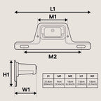 Fog Lamp Brackets for Dodge Ram 1500 (2013–2018)
