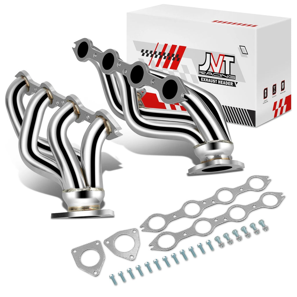 4-1 Shorty Exhaust Manifold Header for Cadillac Chevy GMC 4.8L 5.3L 6.0L (1999–2005)