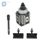 3Pcs Piston Type Quick Change Tool Post Set for Lathe 6-12" (AXA 250-100)