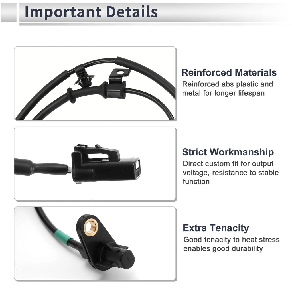 ABS Wheel Speed Sensor No. 598103X500 for Hyundai Elantra (2010–2011)