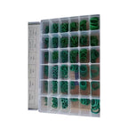495-Piece Green Nitrile O Ring Kit for HVAC System Maintenance
