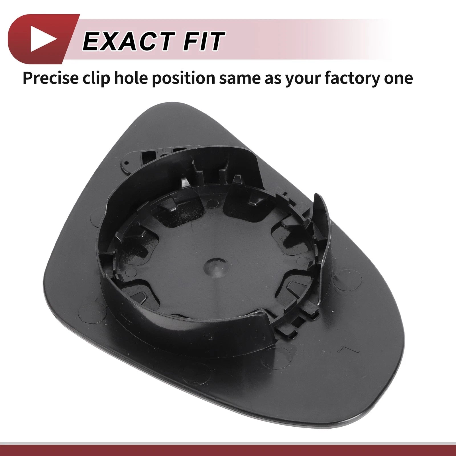Driver Side Mirror Glass Replacement for Toyota Yaris (2012–2017)