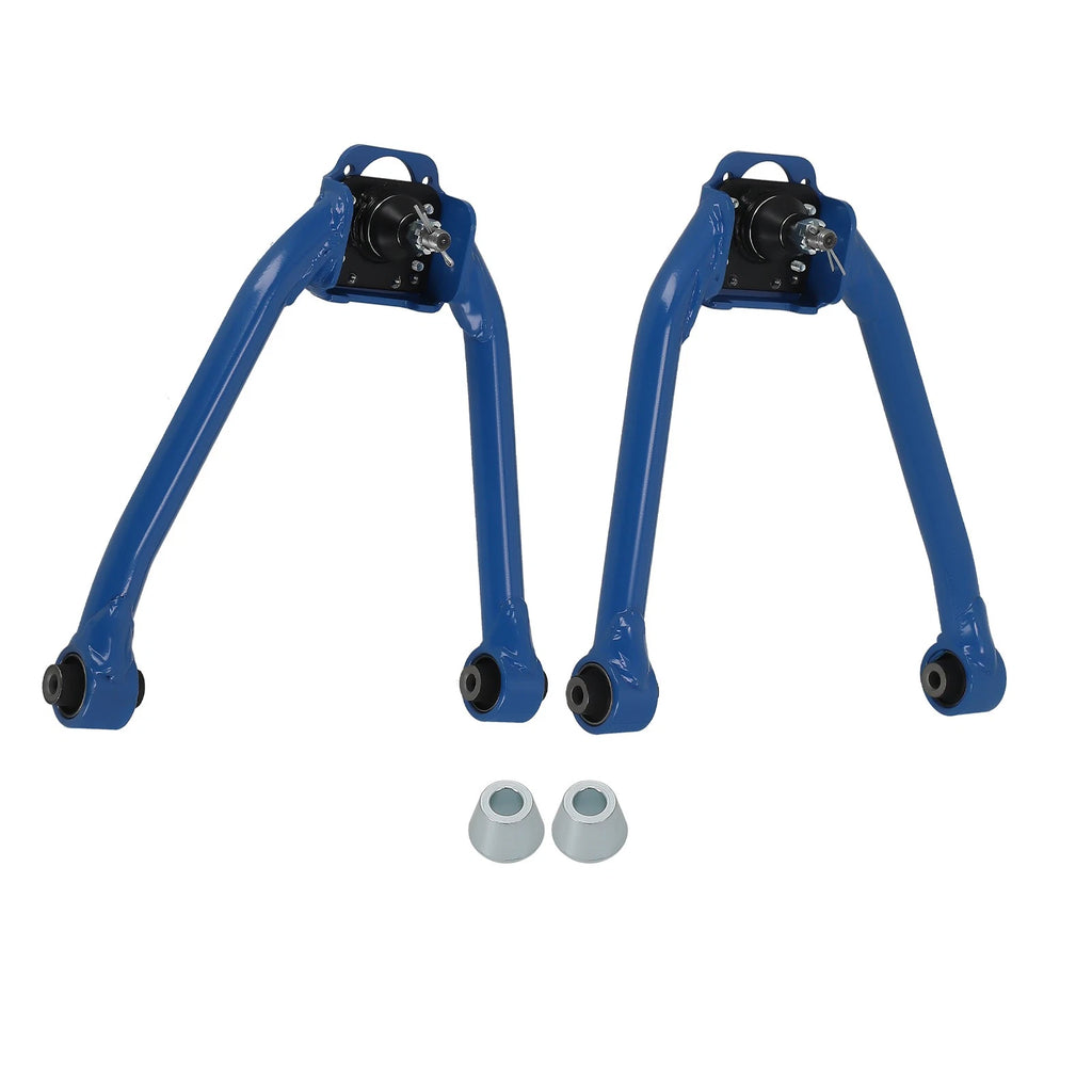 2X Adjustable Front Upper Camber Control Arms for Nissan 350Z Z33 (2003–2009)
